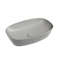 Умывальник чаша накладная овальная (цвет Антрацит Матовый) Element 600*380*138мм CN6049MH Ceramica Nova фото в интернет-магазине Русалия