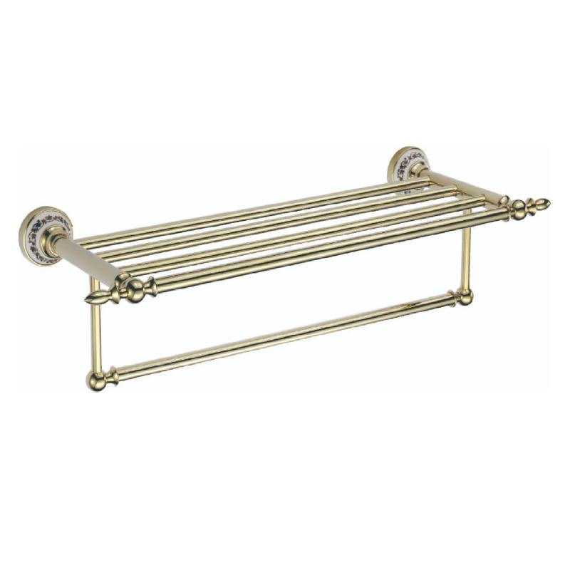 Полка для полотенец Savol S-06844B, золото