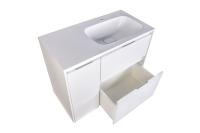 Тумба с раковиной Барселона 90 напольная ПРАВАЯ Style Line фото в интернет-магазине Русалия