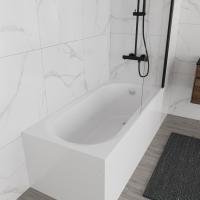 Ванна акриловая Vincea VBT-2B150-LG с ножками 1500*700*480, пристенная, цвет белый фото в интернет-магазине Русалия