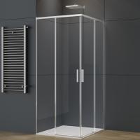 Душевой уголок Soft 2 VSS-3SO2800CL, 800*800, хром, стекло прозрачное Vincea фото в интернет-магазине Русалия