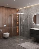 Душевой уголок CEZARES MOLVENO-RH-2-120/100-C-Cr-IV фото в интернет-магазине Русалия