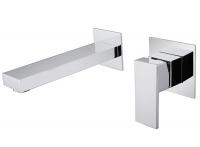 Смеситель ABBER Daheim AF8212 для раковины скрытого монтажа, хром фото в интернет-магазине Русалия