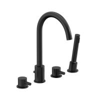 360400300 Scandinavian Pure смеситель на борт ванны, четырёхсекционный, черный матовый Damixa фото в интернет-магазине Русалия
