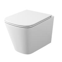 Унитаз подвесной безободковый Heis SH0302 с сиденьем-микролифт SHRUDERS фото в интернет-магазине Русалия