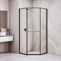 Душевой уголок RGW SV-82B "R" 800x1200, профиль черный, стекло прозрачное фото в интернет-магазине Русалия