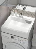 Раковина над стиральной машиной Uperwood Vission 60х55х11 см, белая глянцевая 45483000001 фото в интернет-магазине Русалия