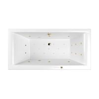 Гидромассажная ванна WHITECROSS Savia Duo 170x80 "ULTRA" (золото) 0103.170080.100.ULTRA.GL фото в интернет-магазине Русалия