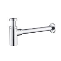 Металлический хромированный сифон для раковины S-LSQ01 Savol фото в интернет-магазине Русалия