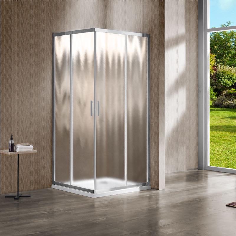 Душевой уголок Garda VSS-1G8012CH, 1200*800, хром, стекло шиншилла Vincea