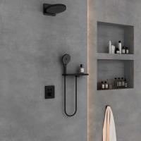 Душевой комплект Inspire VSFW-3I21T1RMB встраиваемый, термостатический, 2 режима, черный Vincea фото в интернет-магазине Русалия