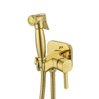 Смеситель Lemark Solo с гигиеническим душем (LM7165G) фото в интернет-магазине Русалия