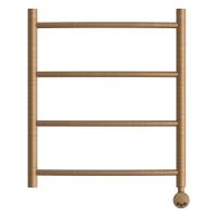 Полотенцесушитель электрический Point Афина PN04156BRE П4 500x600 левый/правый, бронза фото в интернет-магазине Русалия