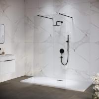 Душевая перегородка RGW WA-016B 1200, стекло прозрачное, профиль хром фото в интернет-магазине Русалия