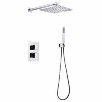 Душевая система ABBER Daheim AF8251 скрытого монтажа без излива, термостат, хром фото в интернет-магазине Русалия