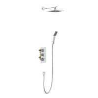 Душевая система Timo Tetra-thermo 2-х режимная с термостатом (SX-0179/00SM chrome) фото в интернет-магазине Русалия