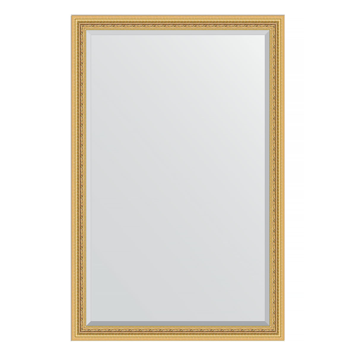 Зеркало настенное с фацетом EVOFORM в багетной раме сусальное золото, 115х175 см, BY 1314