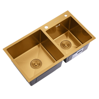 Кухонная мойка Splenka S706.7843.03, золотой сатин фото в интернет-магазине Русалия