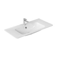 Раковина VCB-2VP1000W из искусственного камня, цвет белый Vincea фото в интернет-магазине Русалия