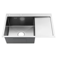 Мойка для кухни Fmark FSC6550L-L, сатин фото в интернет-магазине Русалия