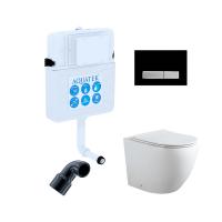 SET BW AQUATEK ЕВРОПА (смывной бачок AQUATEK INS-0000019+кнопка KDI-0000031  +унитаз ЕВРОПА AQ1902-00 с тонким сиденьем soft-close) фото в интернет-магазине Русалия