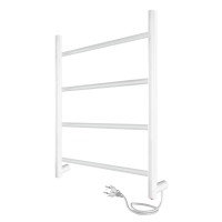 Полотенцесушитель электрический Line б/п (electro) 50/40 (скр.монтаж, унив.подкл.R/L, Белый матовый) INDIGO  LСLE50-40WMR фото в интернет-магазине Русалия