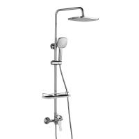 Смеситель Rossinka RS29 для душа с регулируемой высотой штанги и лейкой Тропический дождь (RS29-45) фото в интернет-магазине Русалия