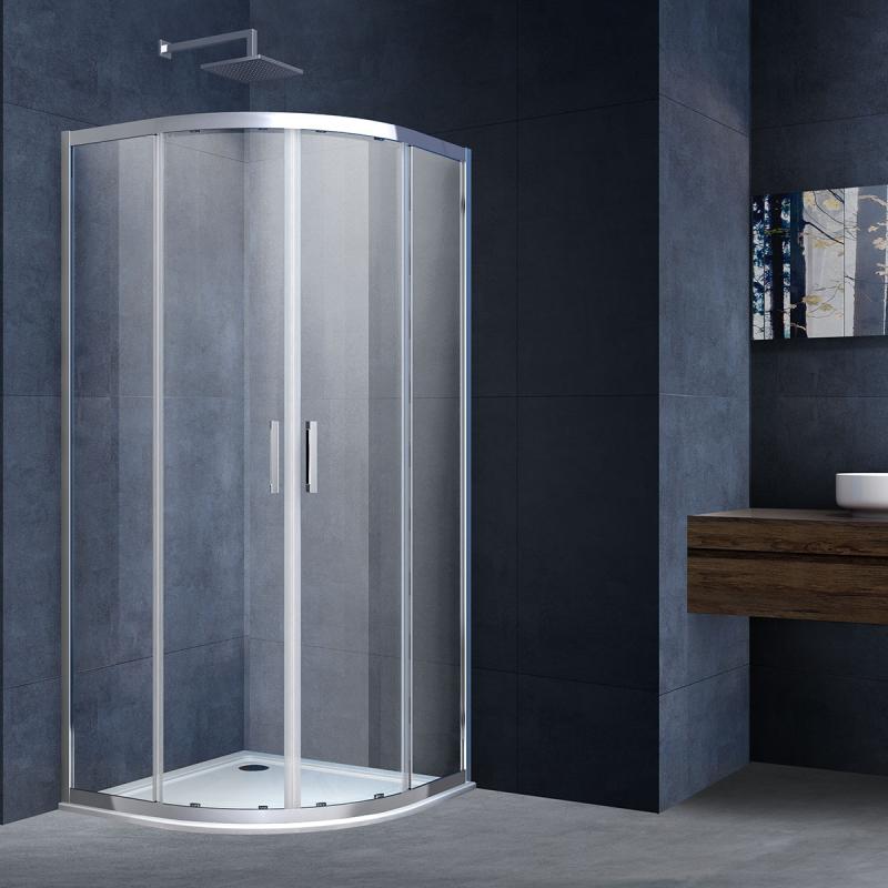 Душевой уголок Alpha VSQ-3AL900CL, 900*900, хром, стекло прозрачное Vincea