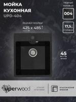 Кухонная мойка из искусственного камня Uperwood ECON UPD-404-004, прямоугольная, черная матовая 4910201226 фото в интернет-магазине Русалия