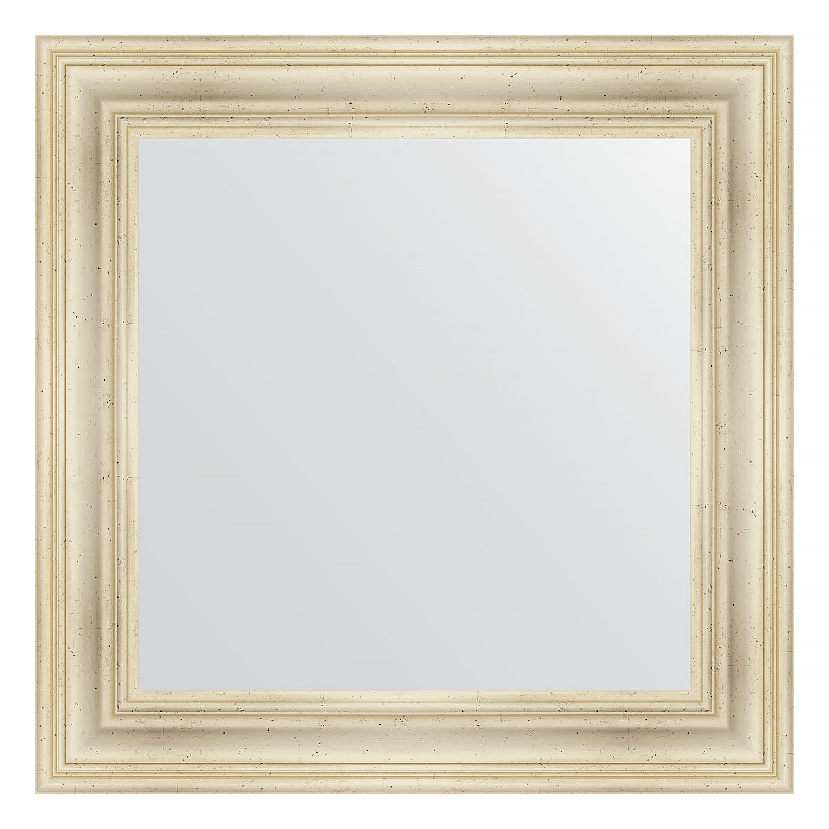Зеркало настенное EVOFORM в багетной раме травленое серебро, 72х72 см, BY 3156