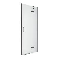 Дверь в нишу NEW TRENDY NEW RENOMA BLACK R 80x195 D-0194A (черный) фото в интернет-магазине Русалия