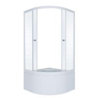 Душевой уголок Полосы 90*90 Б (5 мест+сифон D50) Тритон Щ0000061799 фото в интернет-магазине Русалия