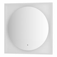 Зеркало  в багетной раме с LED-подсветкой настенное ECLIPSE DEFESTO 70x70 см, DF 2227R фото в интернет-магазине Русалия
