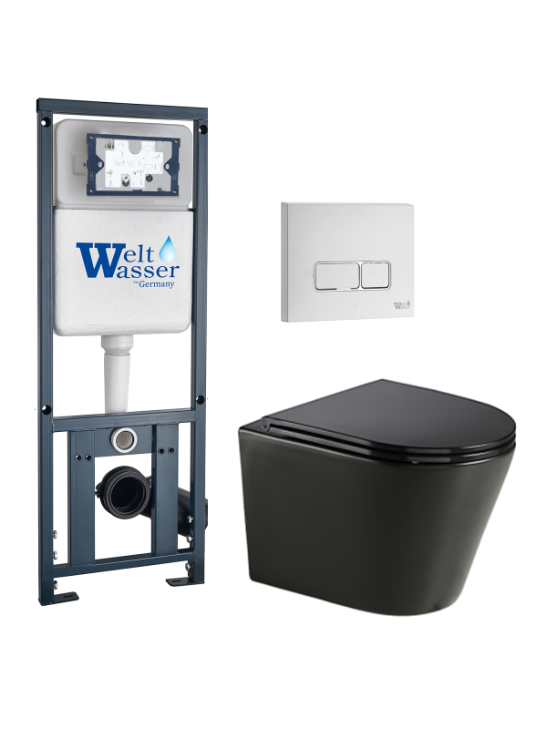 Комплект MARBERG 410 + SALZBACH 043 GL-BL + MAR 410 SE GL-WT WeltWasser