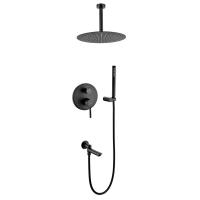 Душевая система встраиваемая Grocenberg GB5099BL-2, черный фото в интернет-магазине Русалия