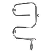 Электрический полотенцесушитель E-образный 500х650 хром DMT 105-25 50x65 EK R Domoterm фото в интернет-магазине Русалия