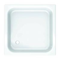 Поддон душевой чугунный квадрат 800х800х160 с противоскользящим покрытием белый Selena фото в интернет-магазине Русалия