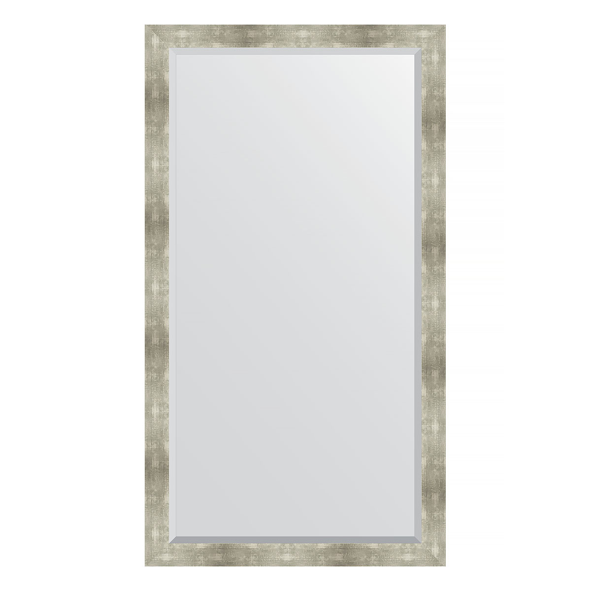 Зеркало напольное с фацетом EVOFORM в багетной раме алюминий, 111х201 см, BY 6182