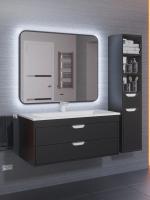 Зеркало для ванной с холодной подсветкой Uperwood Modul 60х80 см, прямоугольное, черное, сенсор/антизапотевание 3049345670 фото в интернет-магазине Русалия