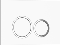 ESTI-O Клавиша смыва 246 х 165 мм, белый глянцевый, пластик IBERICA BLANCA фото в интернет-магазине Русалия