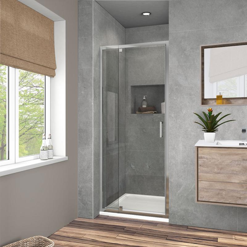 Душевая дверь Intra VDP-1I9010CL, 900/1000, хром, стекло прозрачное Vincea