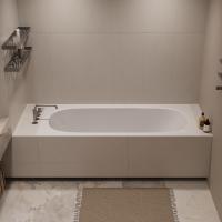 Ванна акриловая Vincea VBT-710-1700, 1700*750*460, цвет белый фото в интернет-магазине Русалия