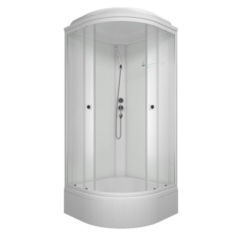 Душевая кабина Лайт 100*100 В (7 мест+сифон D50мм) Щ0000061826 Тритон