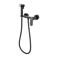 Гигиенический душ со смесителем Haiba черный (HB5516-7) фото в интернет-магазине Русалия