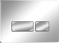 ESTI-R Клавиша смыва 246 х 165 мм, хром глянцевый, пластик IBERICA BLANCA фото в интернет-магазине Русалия