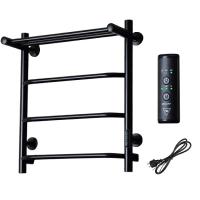 Полотенцесушитель электрический с полочкой (лесенка) Тругор Пэк сп 6 П 60х50 см, черный Пэк сп 6П/6050 черный ВГП фото в интернет-магазине Русалия