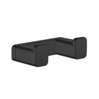 Крючок для ванной комнаты двойной Rose RG1821H, черный фото в интернет-магазине Русалия