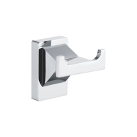 Крючок для ванной комнаты двойной Rose RG1621, хром фото в интернет-магазине Русалия