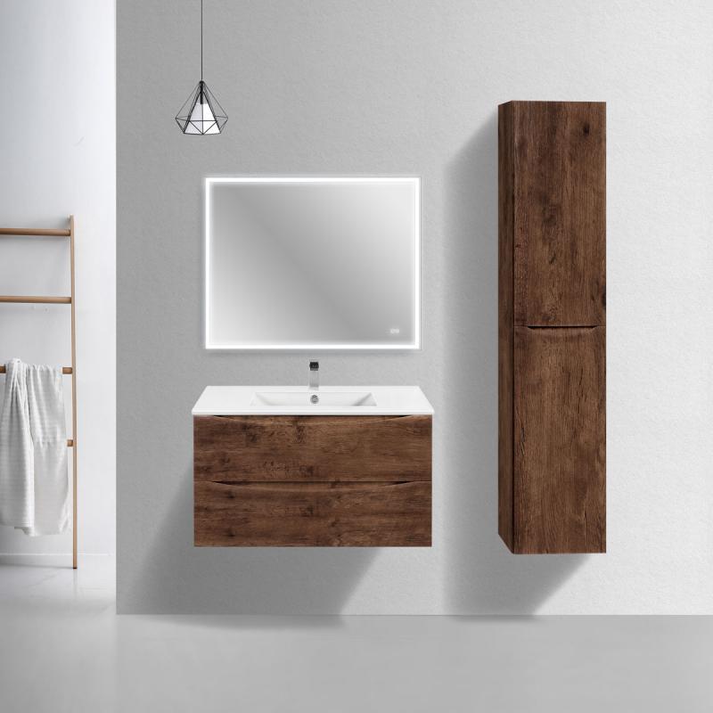 База под керамическую раковину Mia Slim 900 подвесная, 2 выкатных ящика soft close, R.Wood Vincea