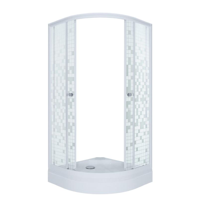 Душевой уголок Мозаика 100*100 А (3 места+сифон D90) Тритон Щ0000061791